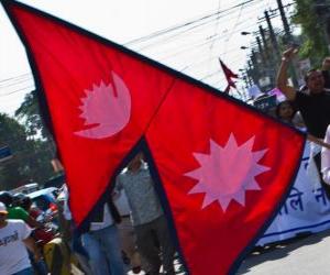 пазл Флаг Непала
